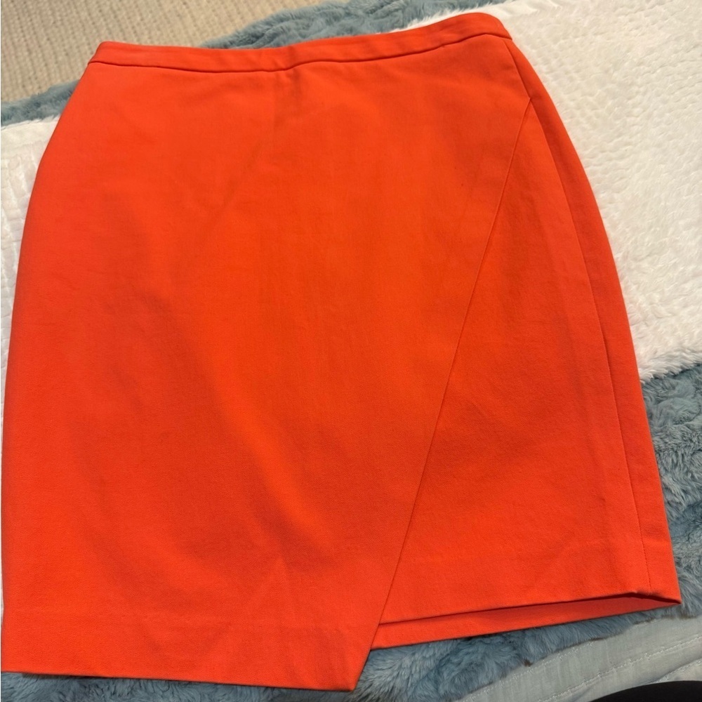 Banana Republic Orange Skirt Size 6